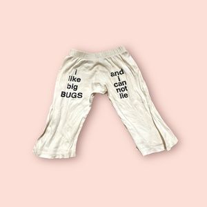 Bugget out - Bugs pants 18-24m organic cotton. $12 plus ship